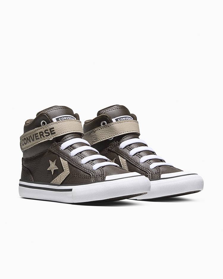 ZAPATILLAS NIÑOS PRO BLAZE EASY-ON LEATHER MARRÓN - 4