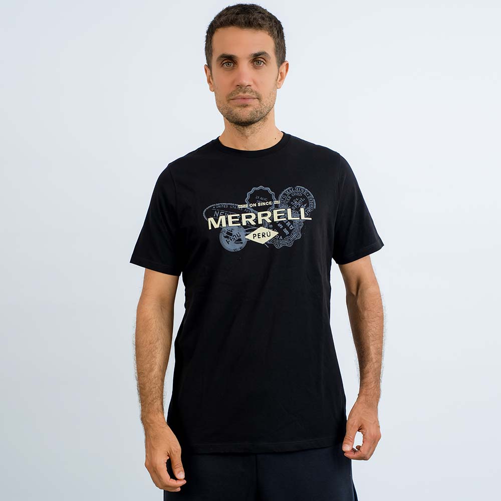 POLO HOMBRE PERU GRAPHIC NEGRO - 1