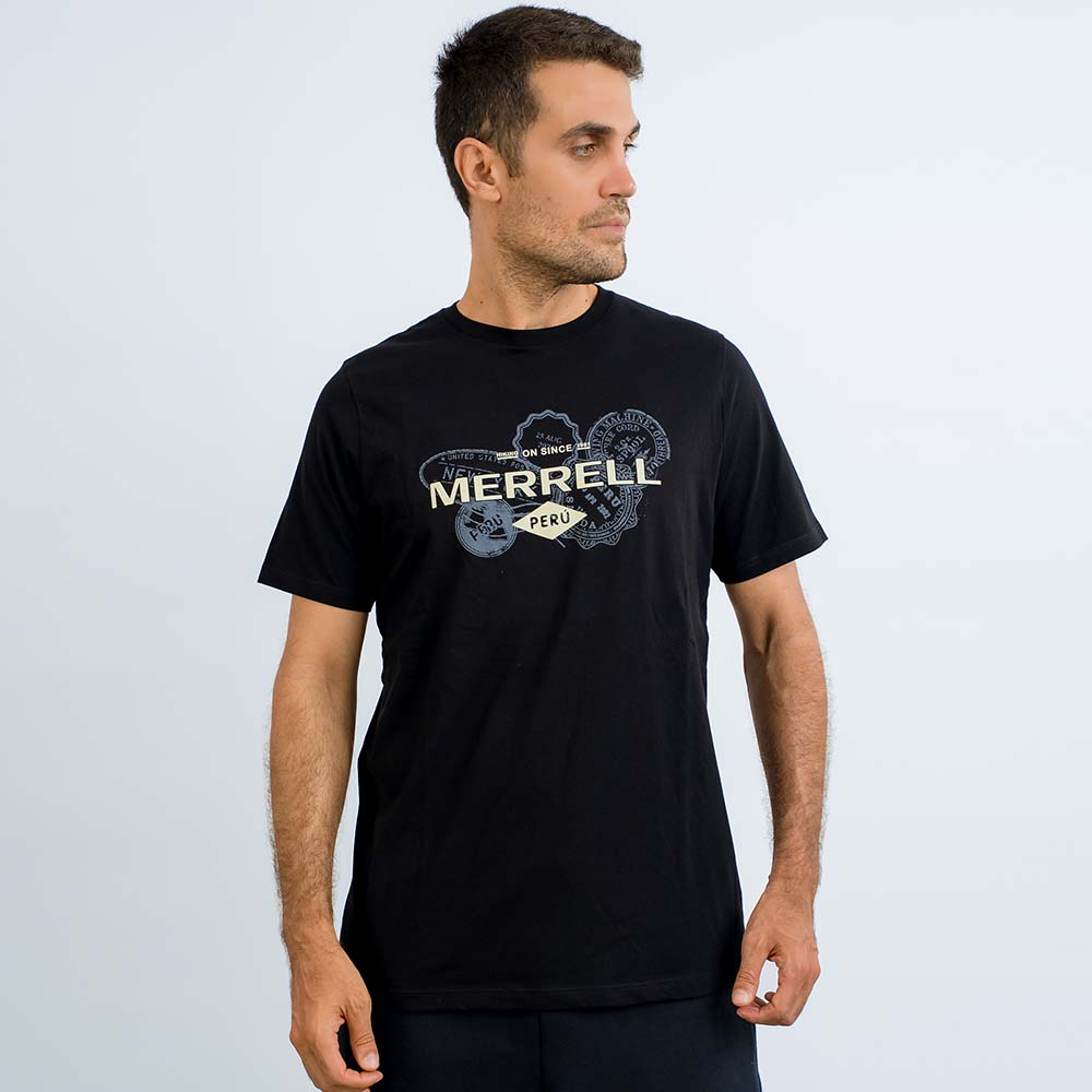POLO HOMBRE PERU GRAPHIC NEGRO - 2