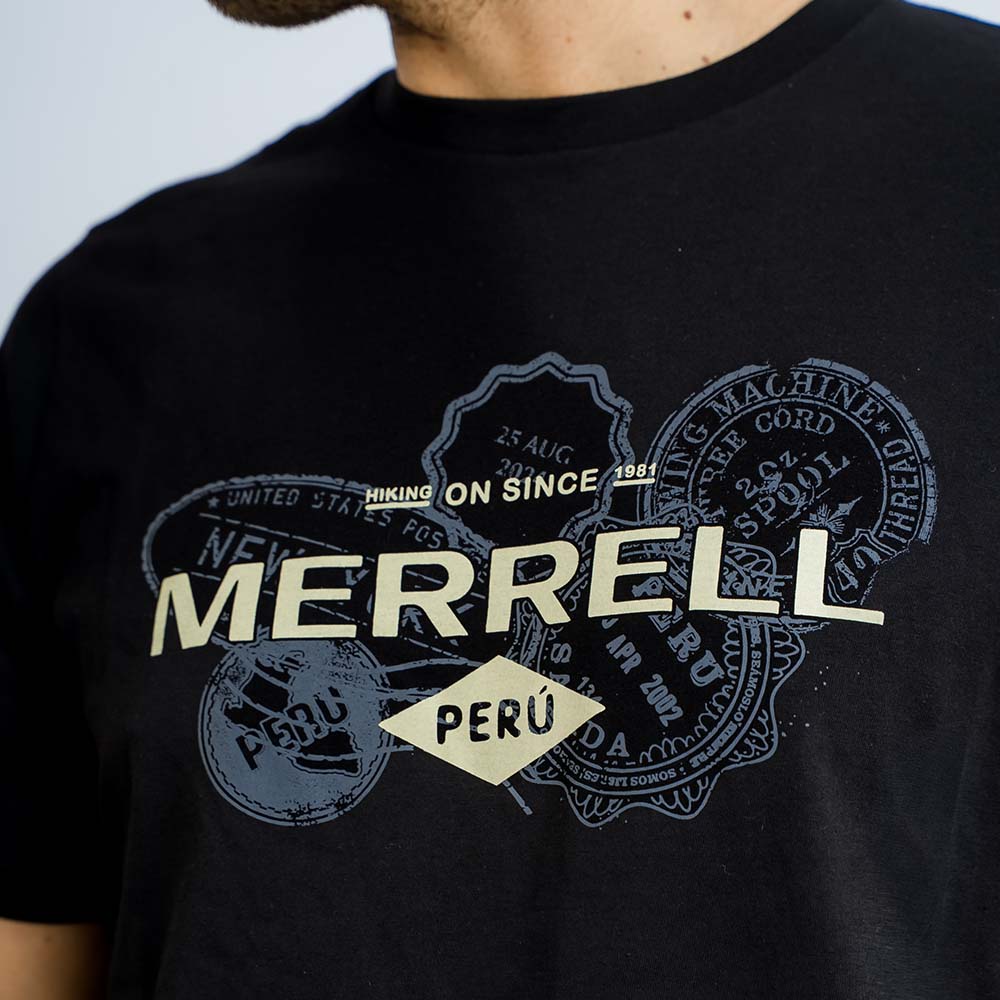 POLO HOMBRE PERU GRAPHIC NEGRO - 4