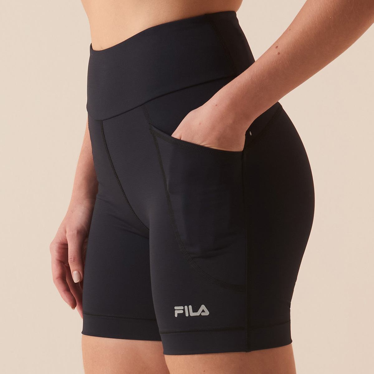 SHORT MUJER RACER NEGRO V1 - 1