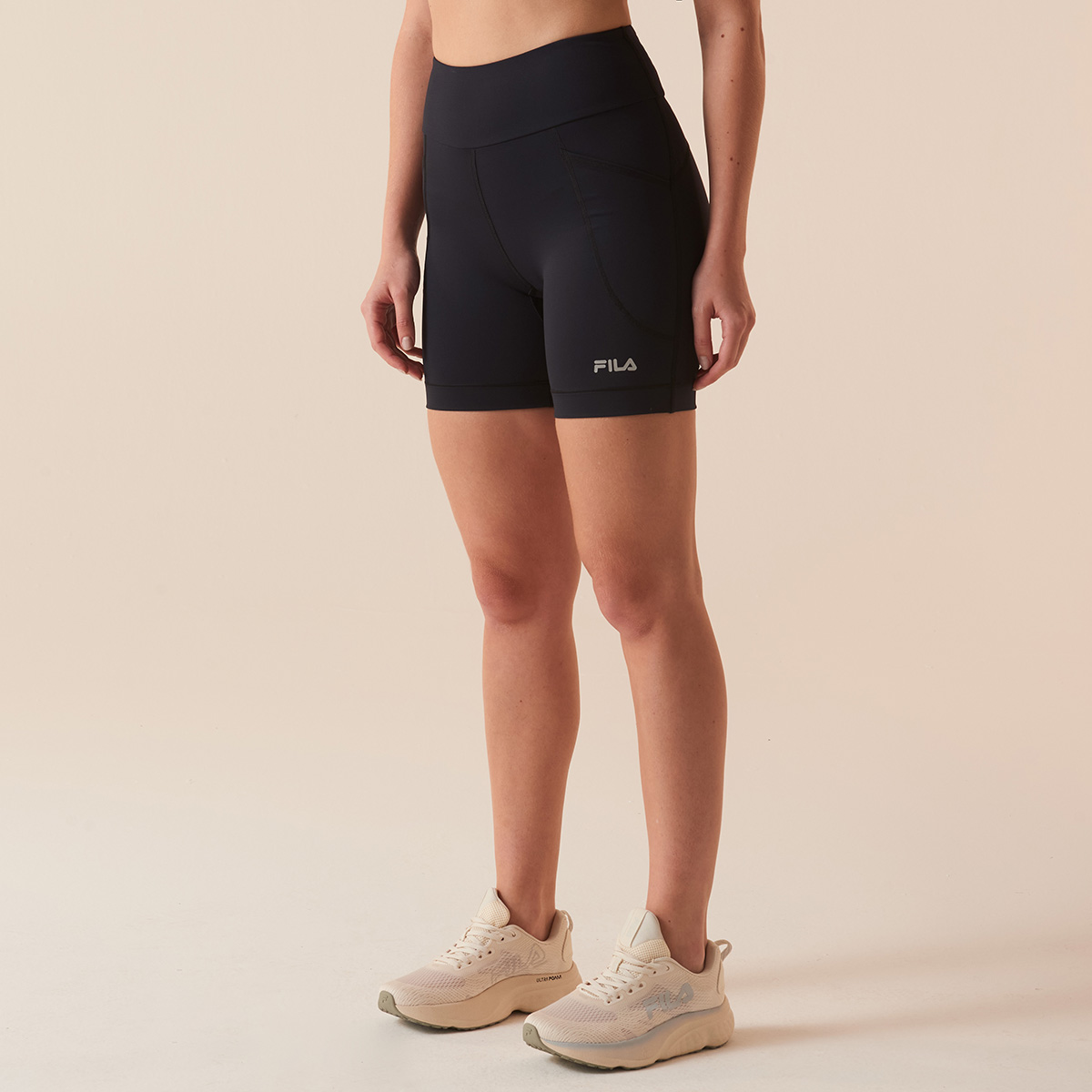 SHORT MUJER RACER NEGRO V1 - 2