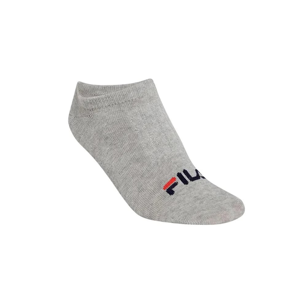 MEDIAS UNISEX TRIPACK CANO CURTO LISA GRIS V1 - 1