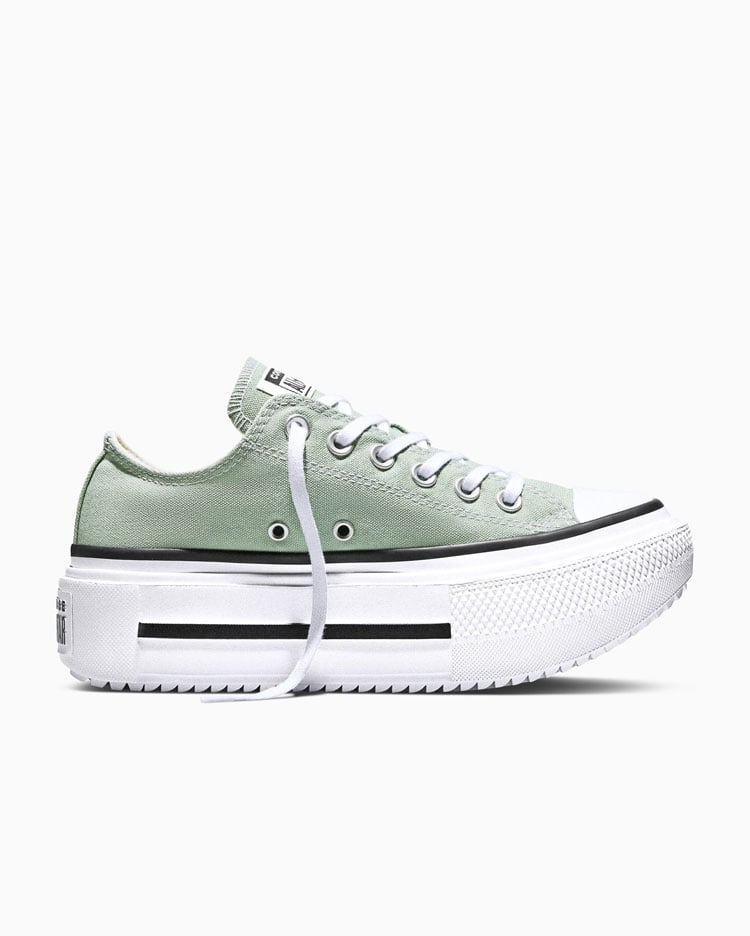 CHUCK TAYLOR ALL STAR DOUBLE PLATFORM SEASONAL COLOR VERDE - 1