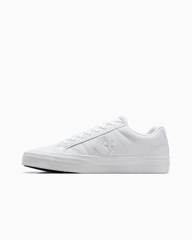 ZAPATILLAS UNISEX CONVERSE SPORT CASUAL FAUX LEATHER BLANCO - 2