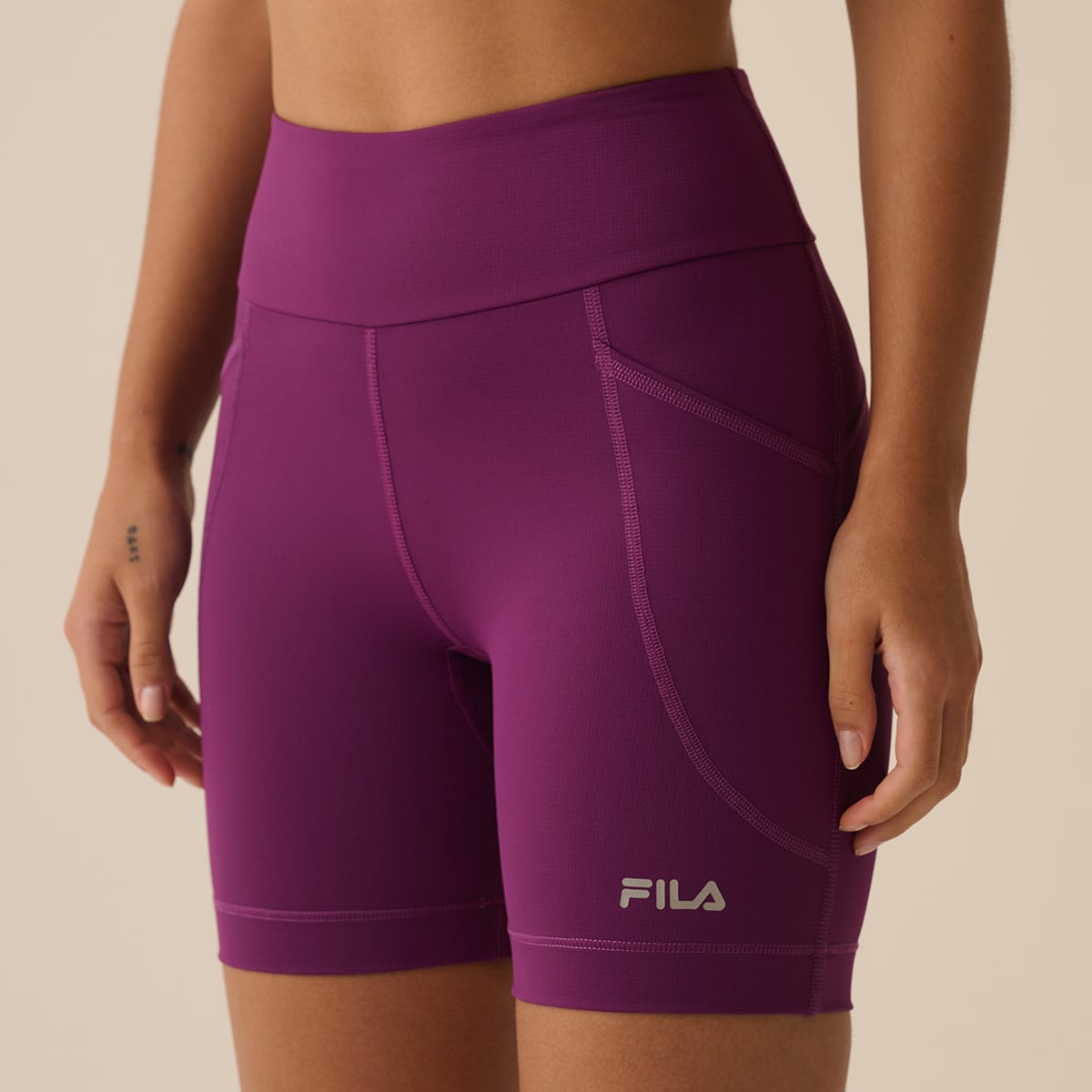 SHORT MUJER RACER MORADO V1 - 1