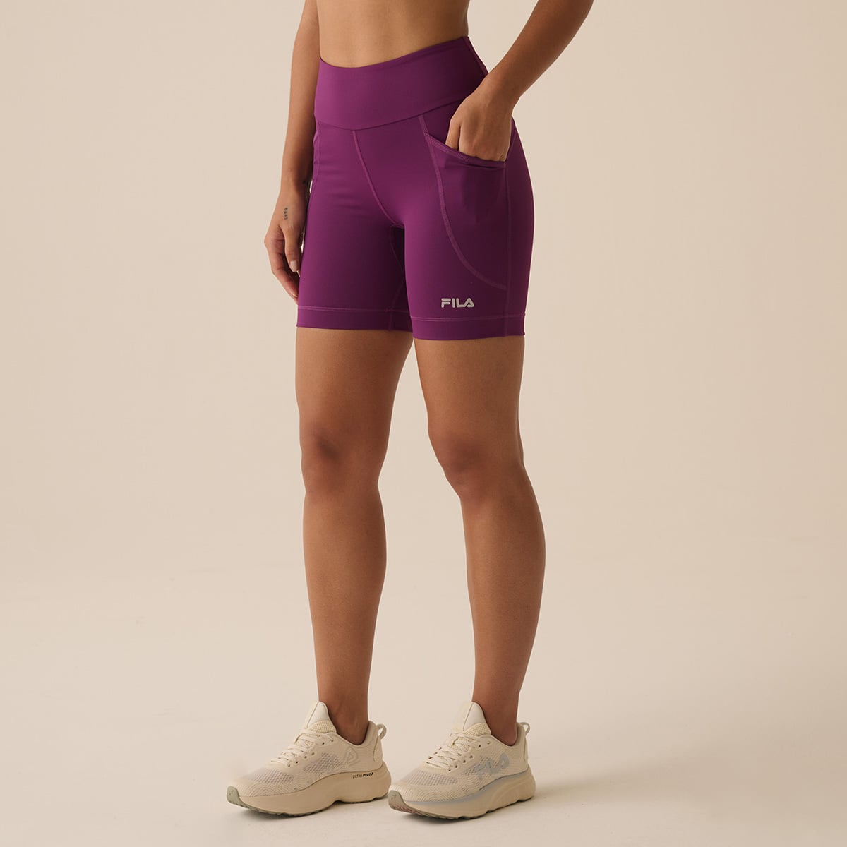 SHORT MUJER RACER MORADO V1 - 2