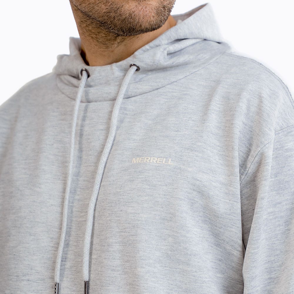 POLERA HOMBRE BASIC HOODY GRIS - 7