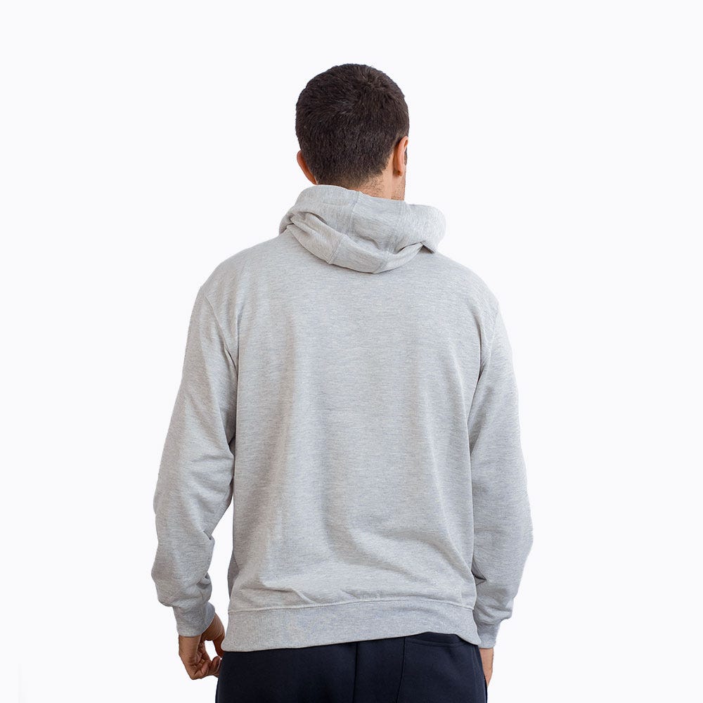 POLERA HOMBRE BASIC HOODY GRIS - 8