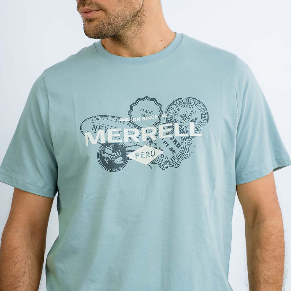 POLO HOMBRE PERU GRAPHIC GRIS - 3