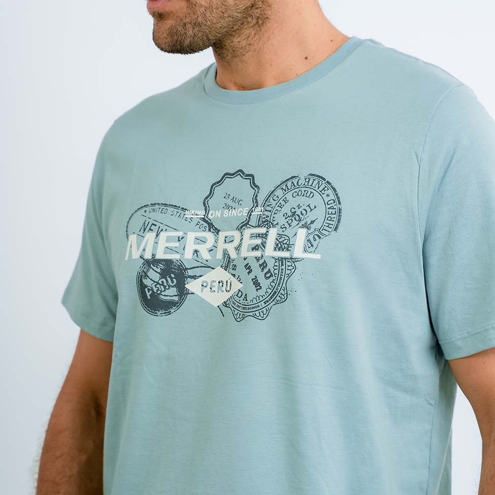 POLO HOMBRE PERU GRAPHIC GRIS - 5
