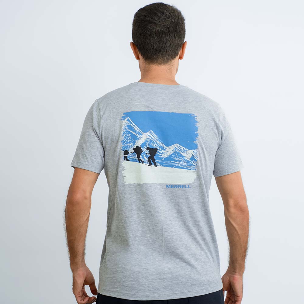 POLO HOMBRE HUARAZ GRAPHIC GRIS - 7