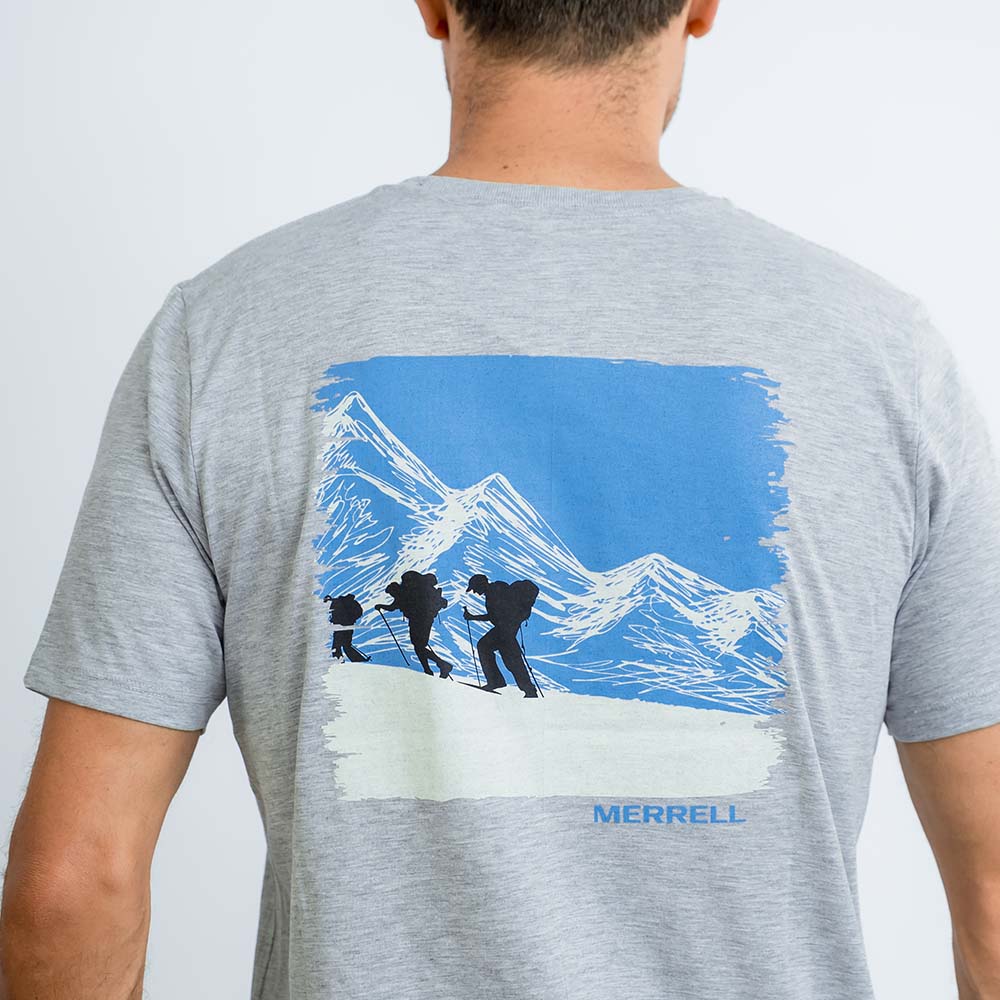 POLO HOMBRE HUARAZ GRAPHIC GRIS - 9