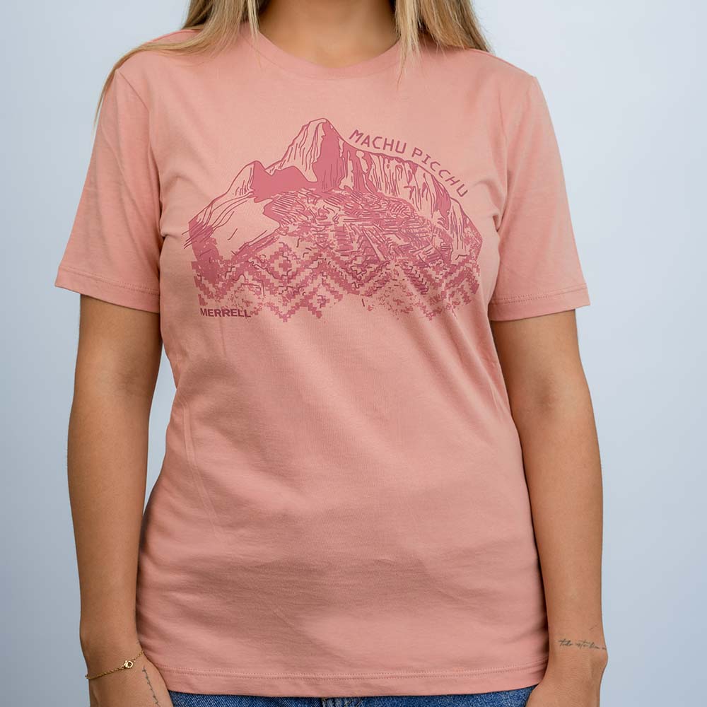 POLO MUJER MACHU PICCHU GRAPHIC ROSADO - 2