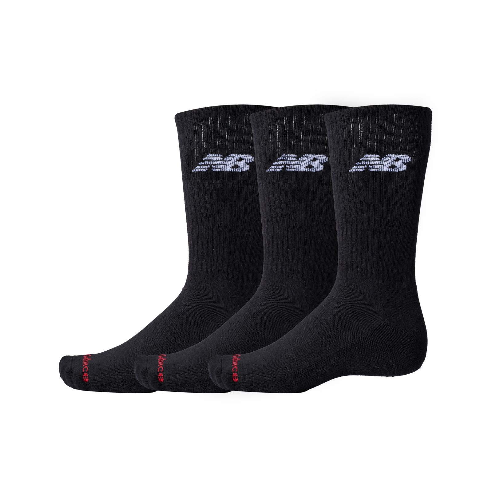 MEDIAS UNISEX ADULTO EVERYDAY CREW 3 PAIRS NEGRO - 1