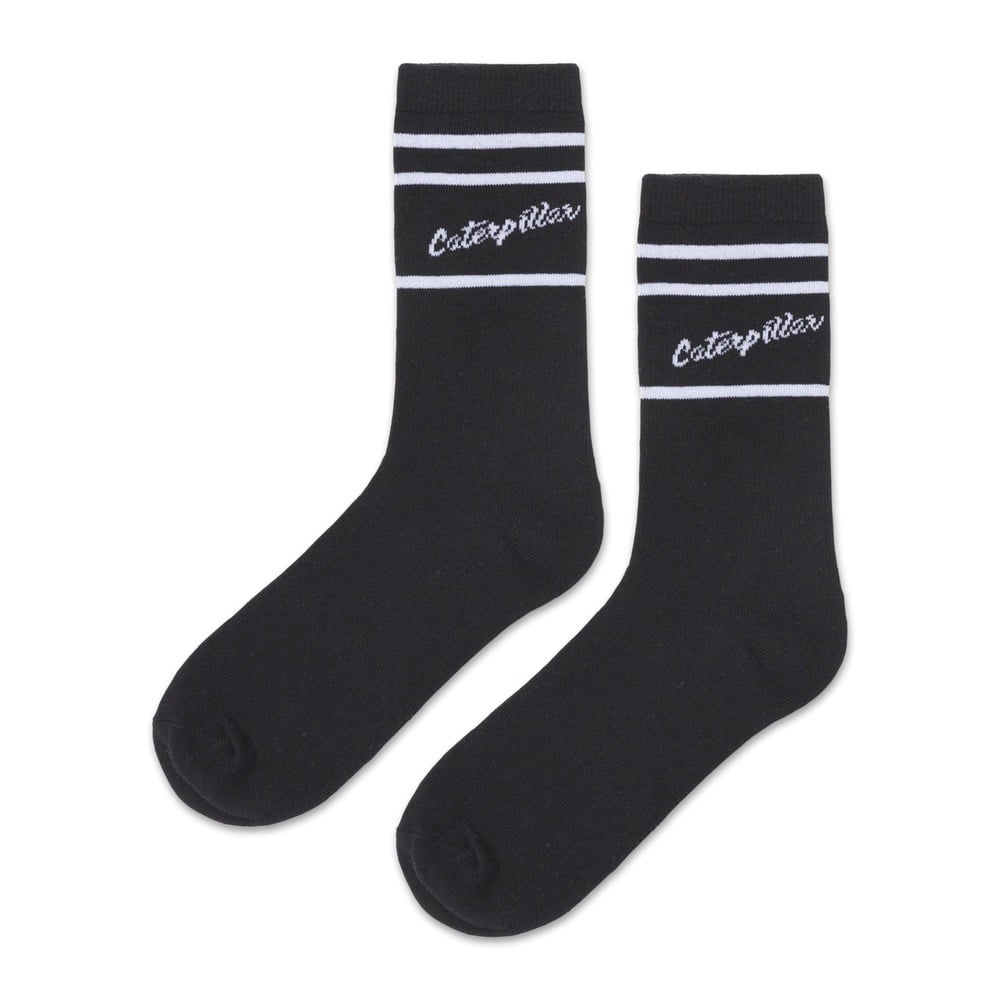 MEDIAS MUJER AOP CREW NEGRO - 1
