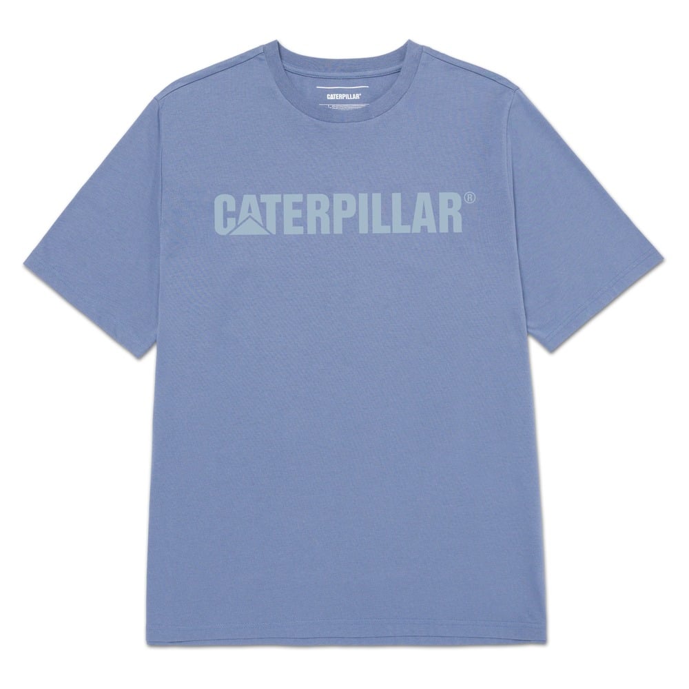 POLO HOMBRE CATERPILLAR LOGO AZUL - 1
