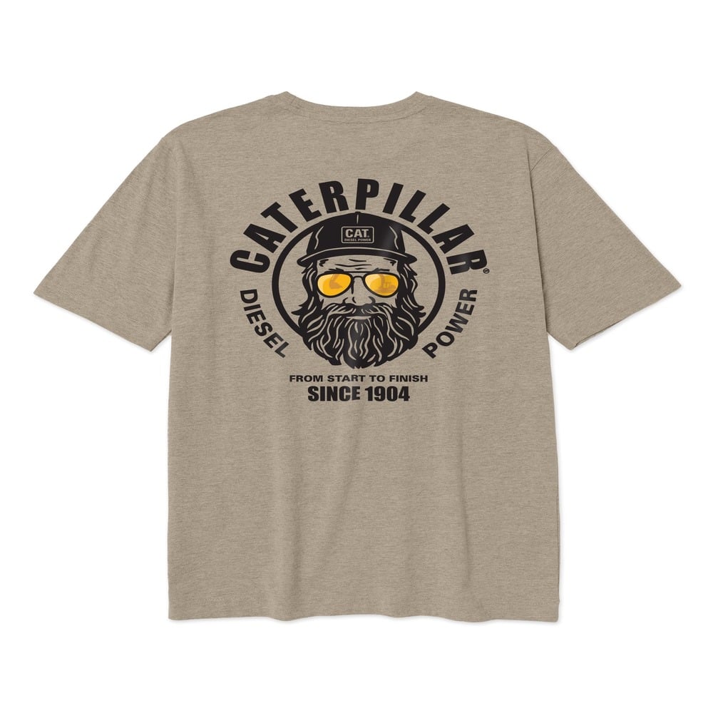 POLO HOMBRE GRAPHIC BEIGE - 2