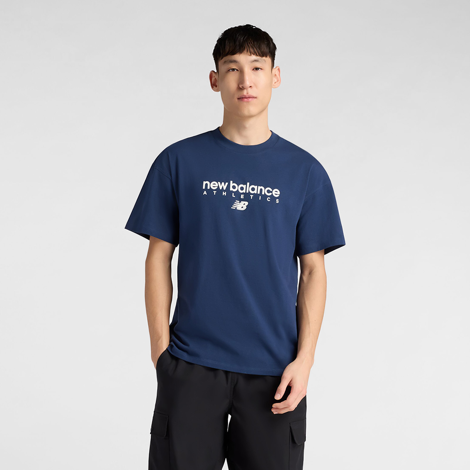POLO HOMBRE LINEAR GRAPHIC NEGRO V2 - 1