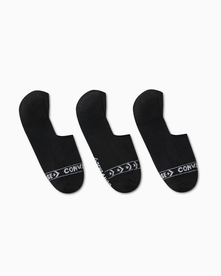 MEDIAS MUJER PACK X3 NO SHOW WORDMARK BLANCO - 1