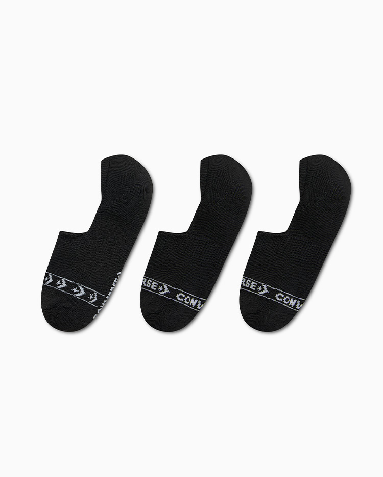 MEDIAS MUJER PACK X3 NO SHOW WORDMARK BLANCO - 2