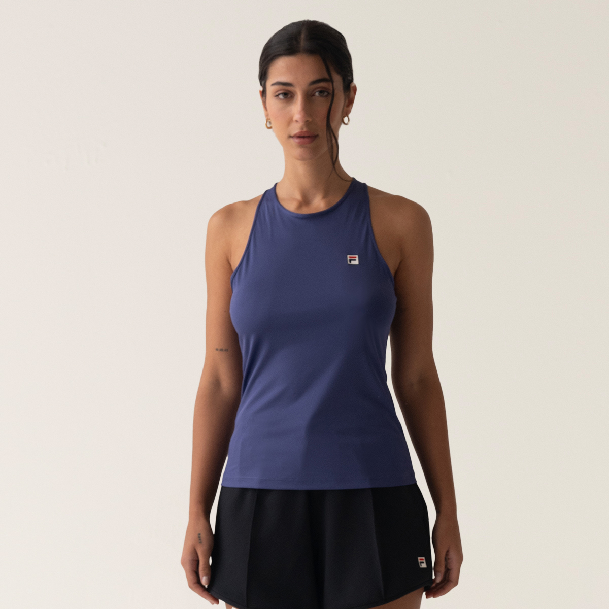 POLO MUJER TENNIS BASIC AZUL V1 - 1
