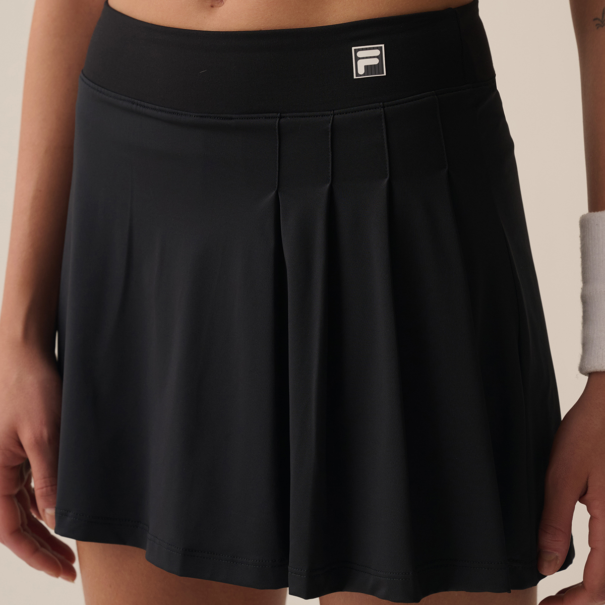 SHORT MUJER SKORT F-BOX TENNIS BASIC NEGRO - 1