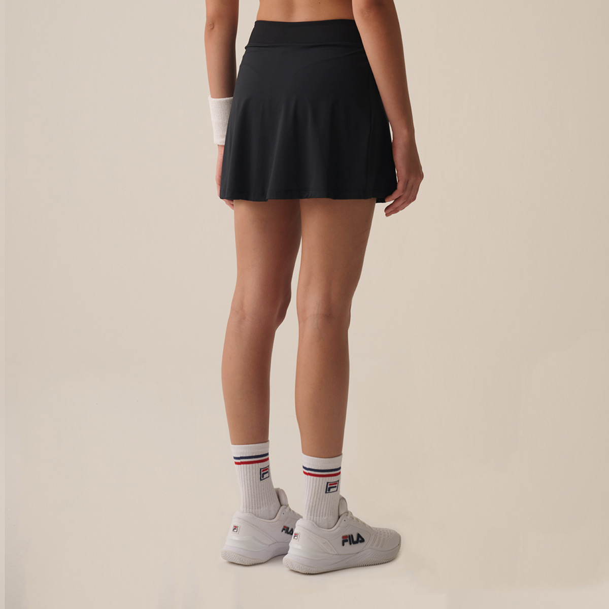 SHORT MUJER SKORT F-BOX TENNIS BASIC NEGRO - 5