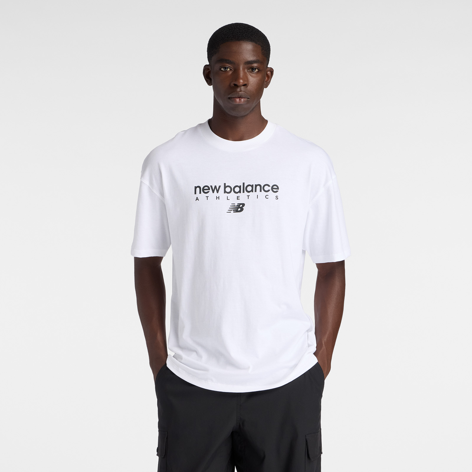POLO HOMBRE LINEAR GRAPHIC NEGRO V1 - 1