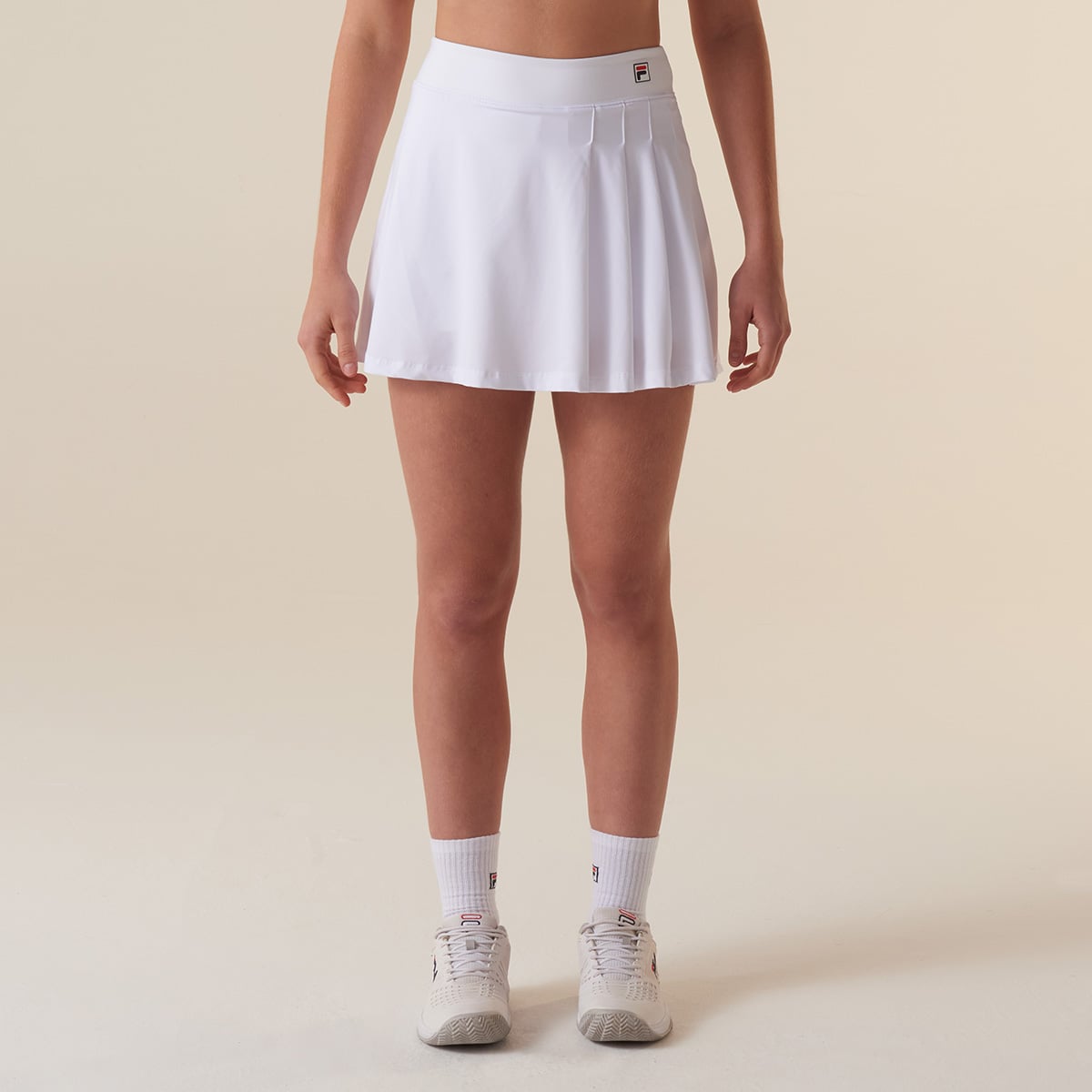 SHORT MUJER SKORT F-BOX TENNIS BASIC BLANCO - 2