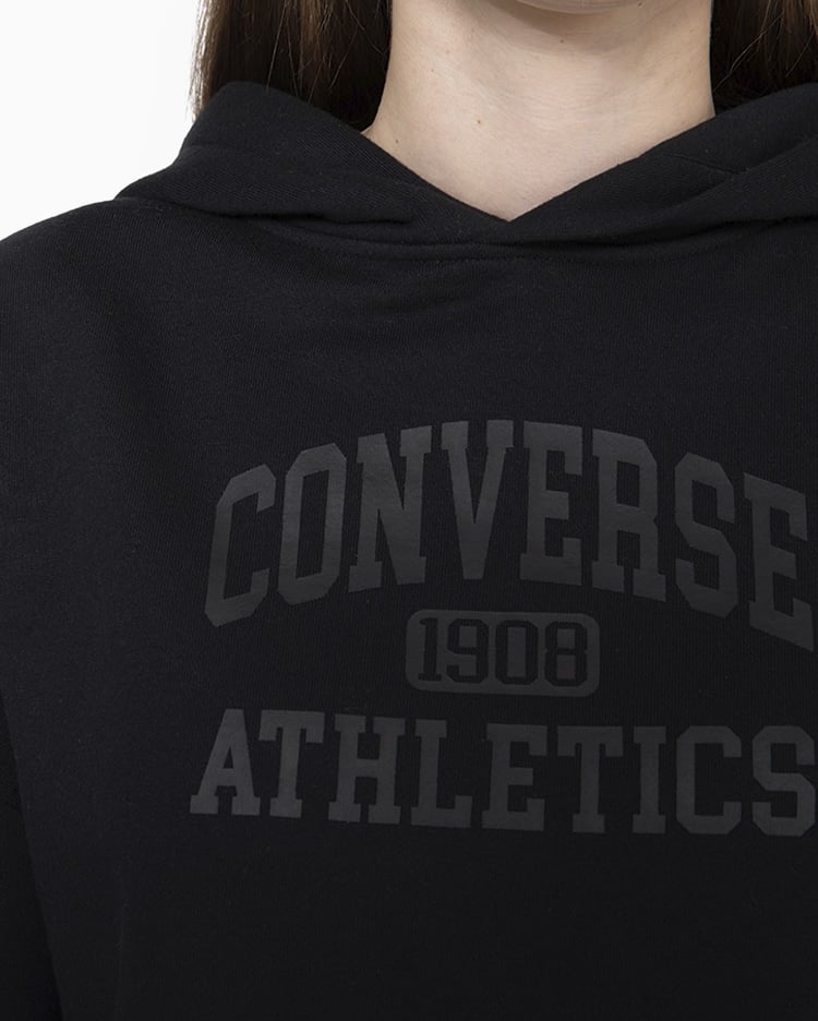 POLERA MUJER BASIC HOODIE NEGRO - 4