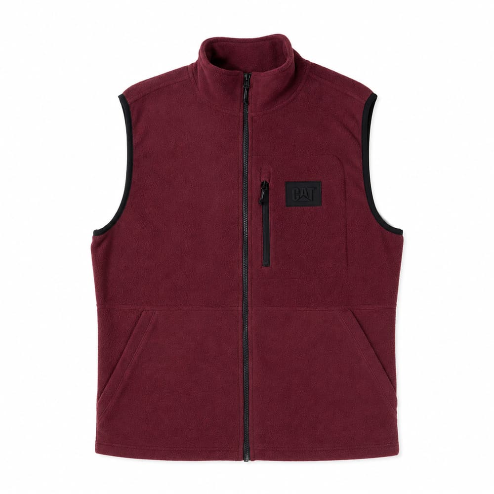 CHALECO HOMBRE MICROFLEECE MORADO - 1