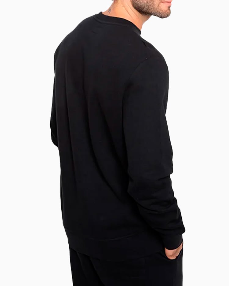 POLERA HOMBRE BASIC CREW NEGRO - 2