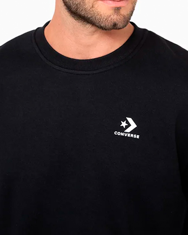 POLERA HOMBRE BASIC CREW NEGRO - 3
