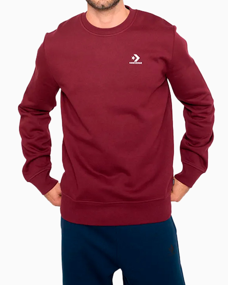 POLERA HOMBRE BASIC CREW GUINDA - 1