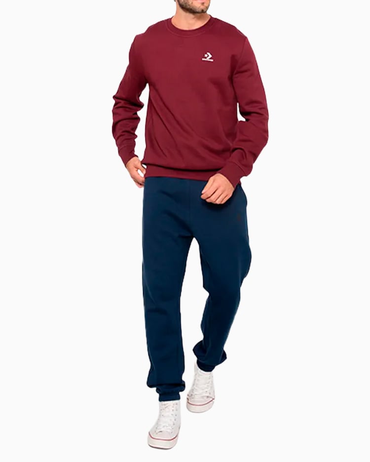POLERA HOMBRE BASIC CREW GUINDA - 5