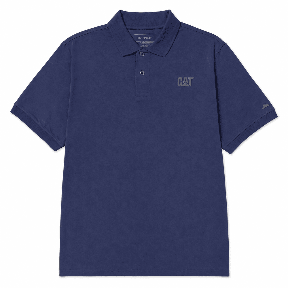 POLO HOMBRE CAT LOGO JERSEY AZUL V2 - 1