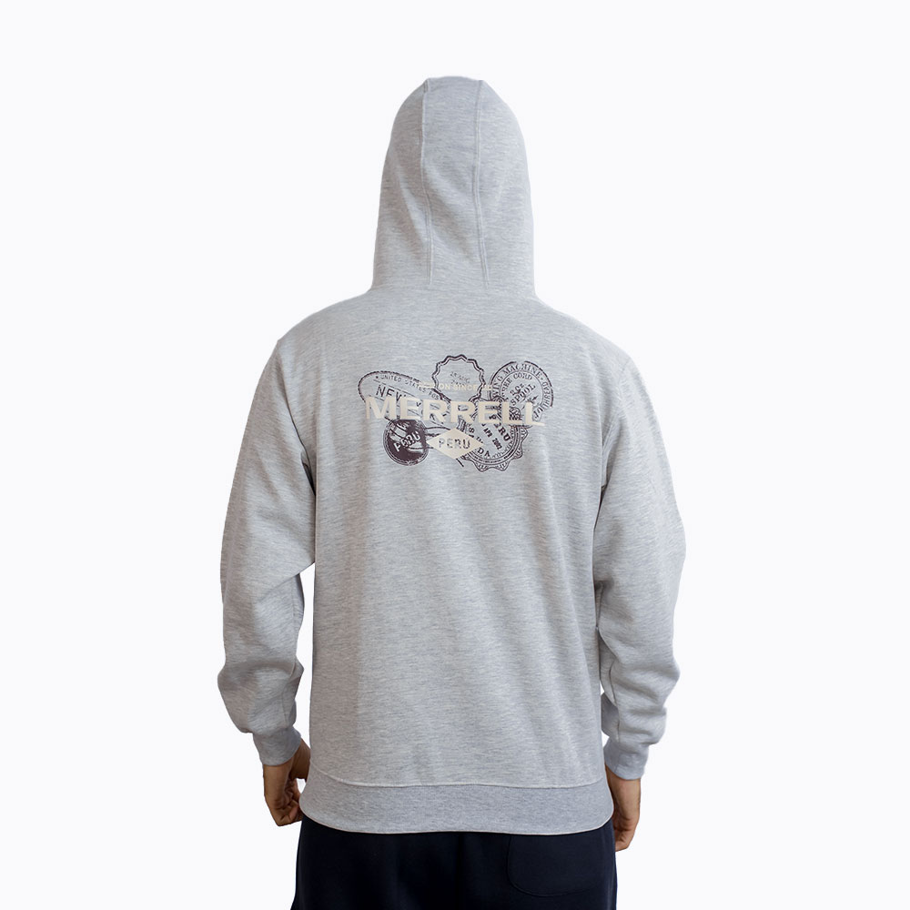 POLERA HOMBRE PERÚ GRAPHIC HOODY GRIS - 3