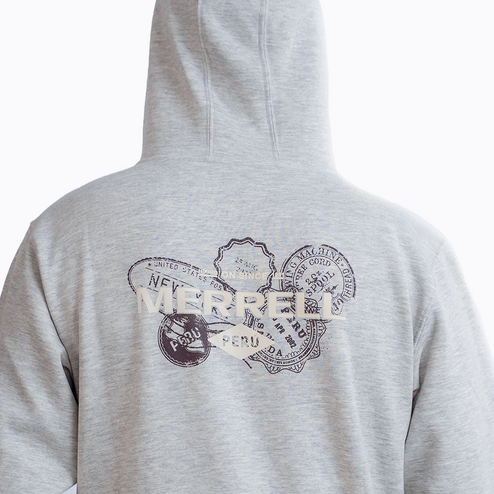 POLERA HOMBRE PERÚ GRAPHIC HOODY GRIS - 4