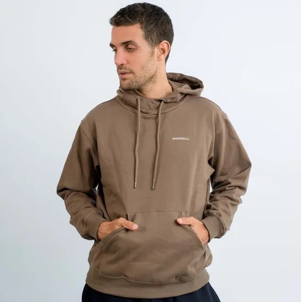 POLERA HOMBRE MACHU PICCHU GRAPHIC HOODY MARRÓN - 2