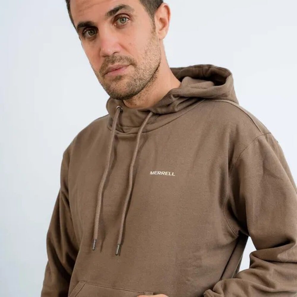 POLERA HOMBRE MACHU PICCHU GRAPHIC HOODY MARRÓN - 3