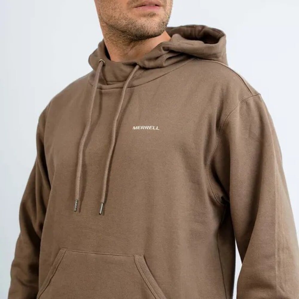 POLERA HOMBRE MACHU PICCHU GRAPHIC HOODY MARRÓN - 4