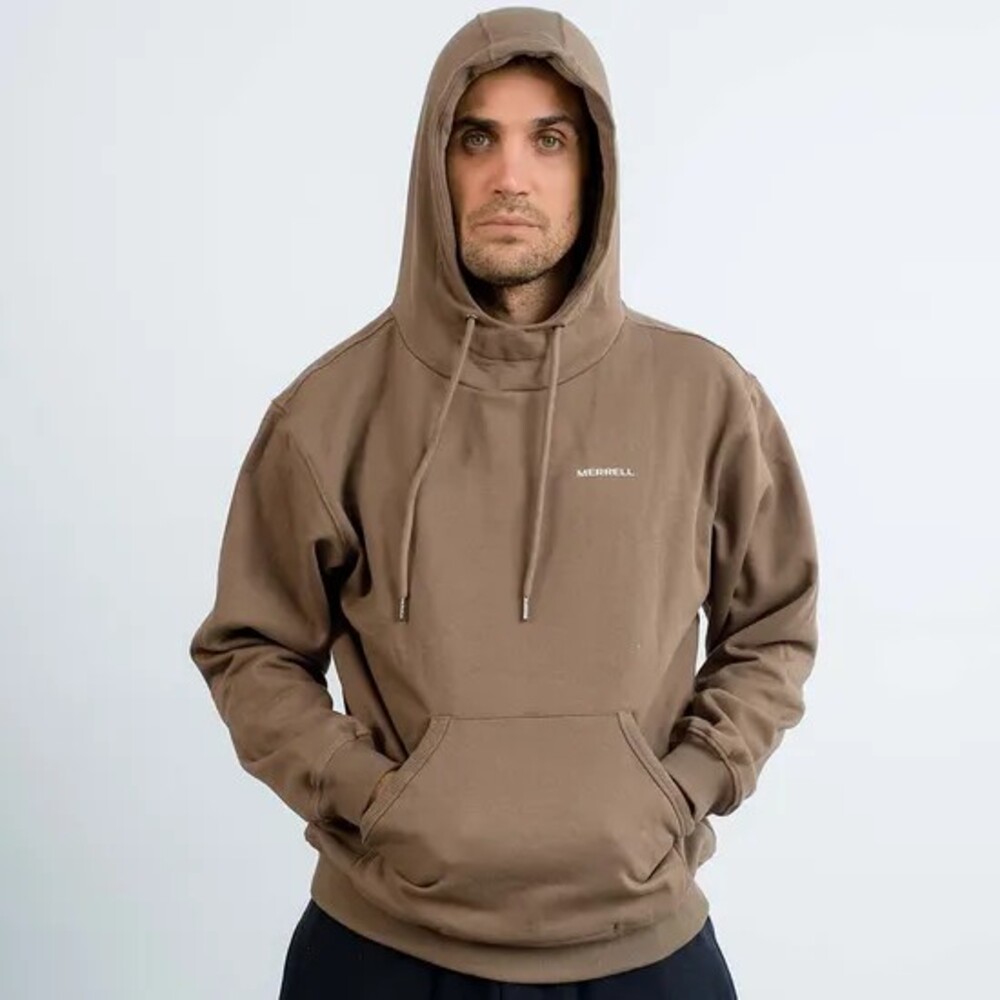 POLERA HOMBRE MACHU PICCHU GRAPHIC HOODY MARRÓN - 6