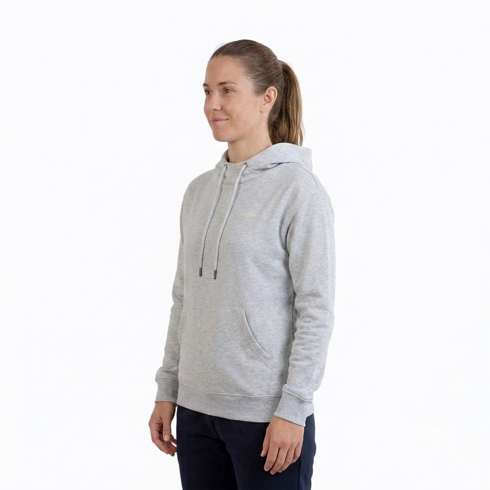 POLERA MUJER BASIC HOODY GRIS - 2