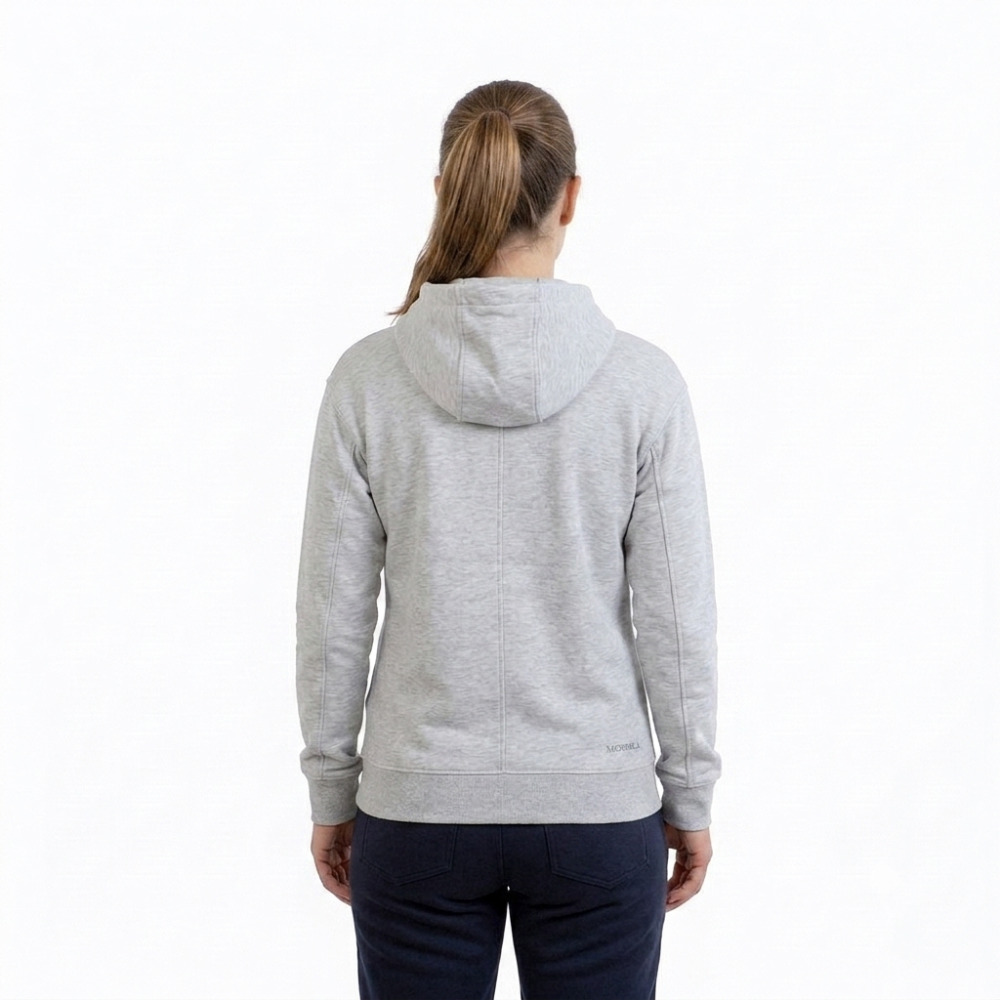 POLERA MUJER BASIC HOODY GRIS - 3