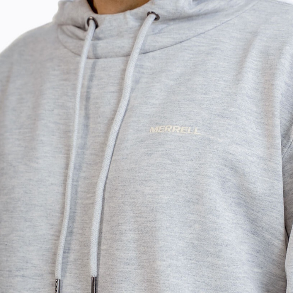 POLERA MUJER BASIC HOODY GRIS - 5