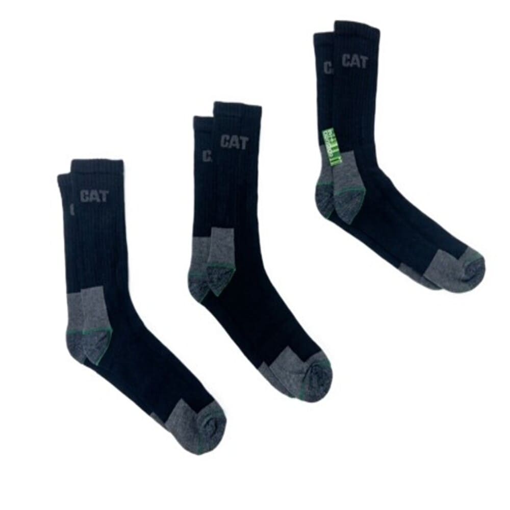 MEDIAS HOMBRE BAMBOO WORK 3 PACK NEGRO - 3
