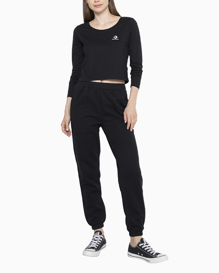 POLO MUJER MANGA LARGA BASIC NEGRO - 5