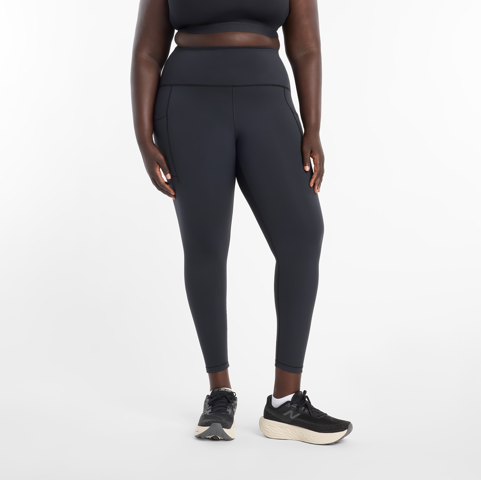PANTALÓN MUJER RC POCKET 25' NEGRO - 1