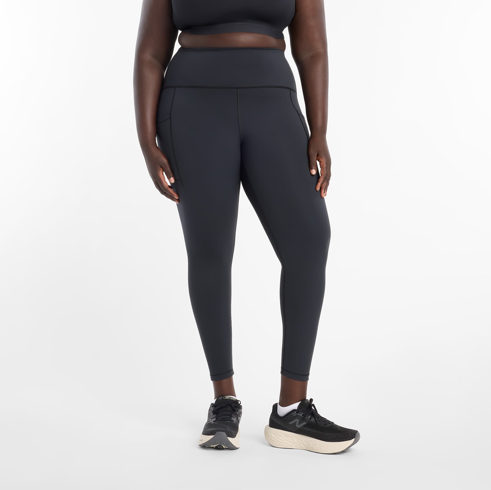 PANTALÓN MUJER RC POCKET 25' NEGRO - 1